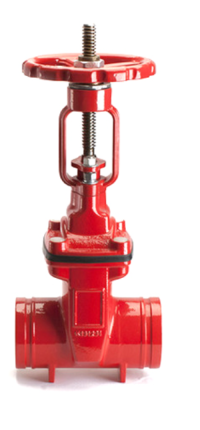 RESILIENT SEATED OS&Y GATE VALVE-GROOVED END