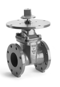 AWWA C515 RESILIENT NRS GATE VALVE-FLANGE END WITH INDICATOR FLANGE